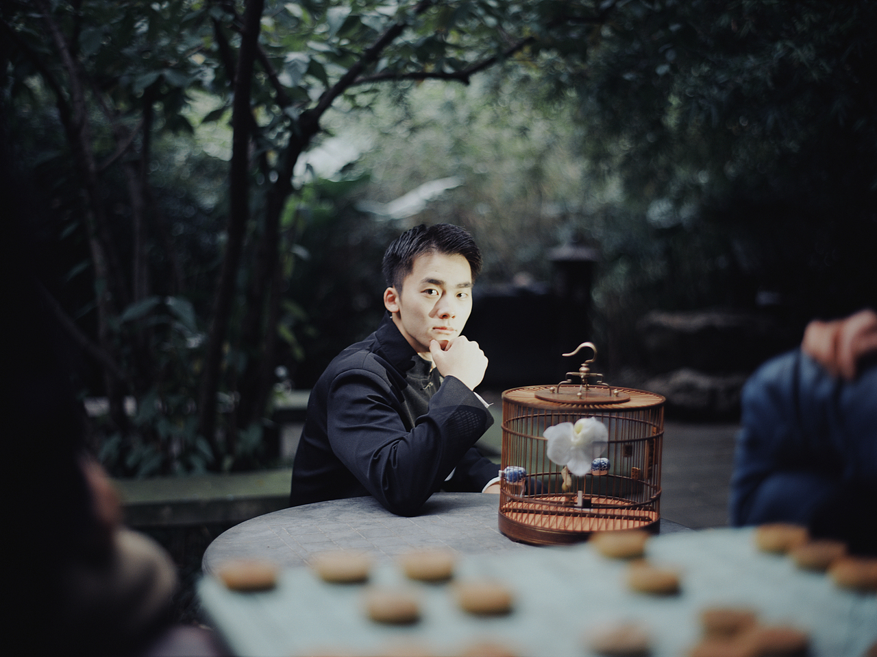 雾霭中的浣花溪