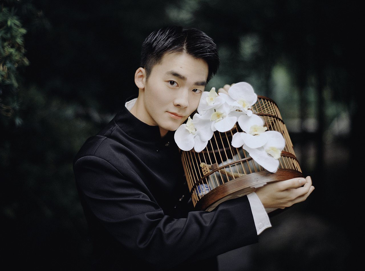 雾霭中的浣花溪