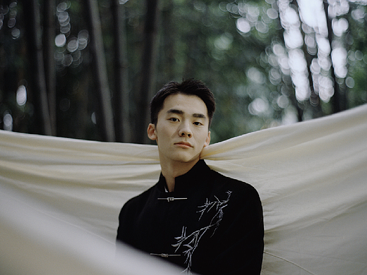 雾霭中的浣花溪