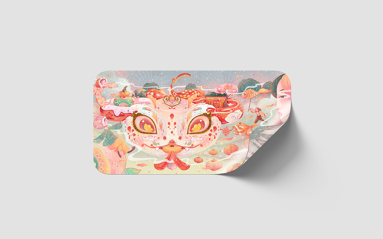 蛇年插畫｜2025｜國風線性｜賀新春（圖ZMzgwOTM4OTA4） - 商業(yè)插畫 - 站酷設(shè)計師卡羽桃原創(chuàng)素材 - 站酷ZCOOL