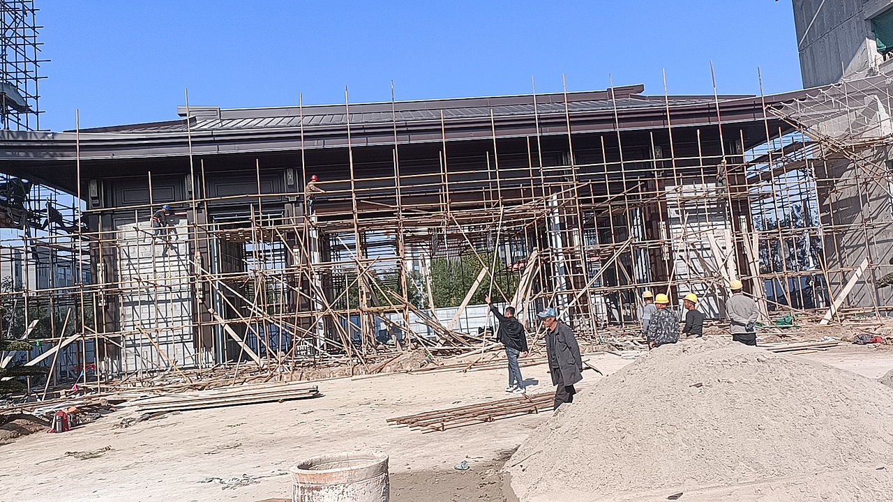 河北保定望宏时代售楼部中式门楼仿铜金属装饰工程（图ZMzgwOTU0MDMy） - 其他工业/产品 - 站酷设计师众钰15014653434原创素材 - 站酷ZCOOL