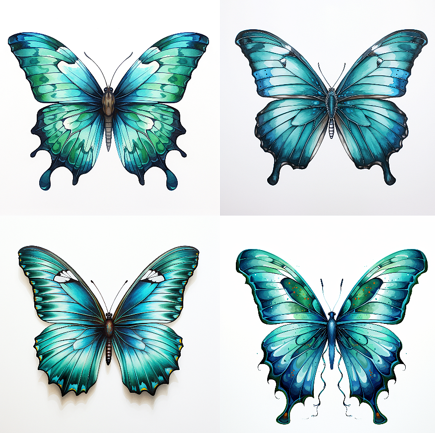 绿松石蝴蝶（图ZMzgwOTY4MDAw） - 首饰设计 - 站酷设计师摸摸雪素材原创素材 - 站酷ZCOOL