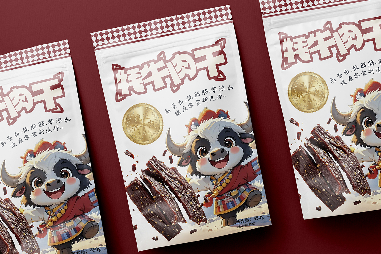 牦牛肉干包装案例