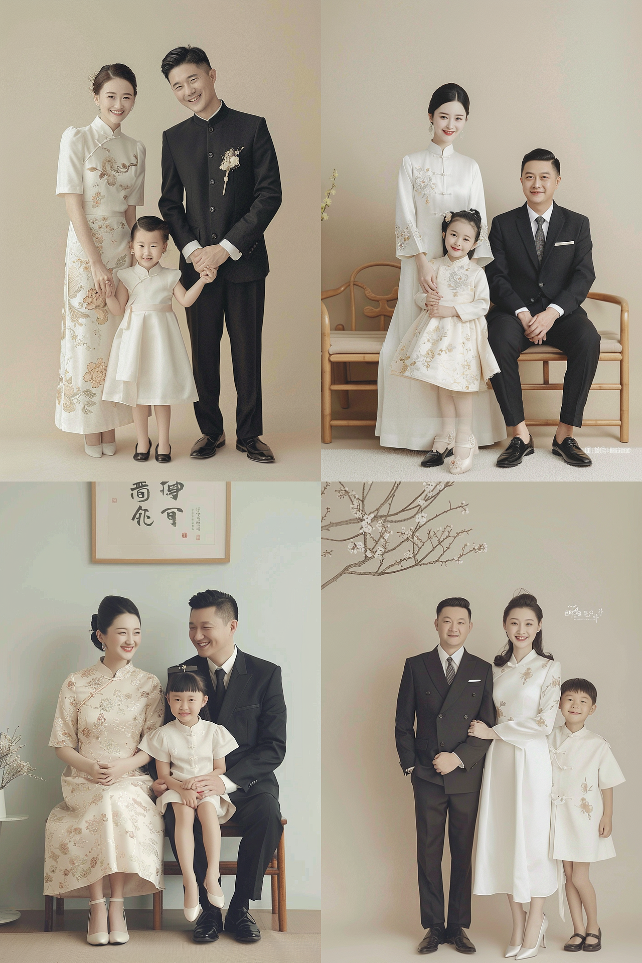 中式全家福