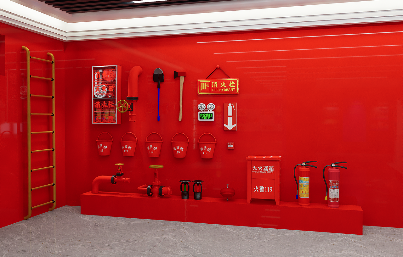 消防教育体验馆（图ZMzgwOTkzMjc2） - 展陈设计 - 站酷设计师羅成原创素材 - 站酷ZCOOL