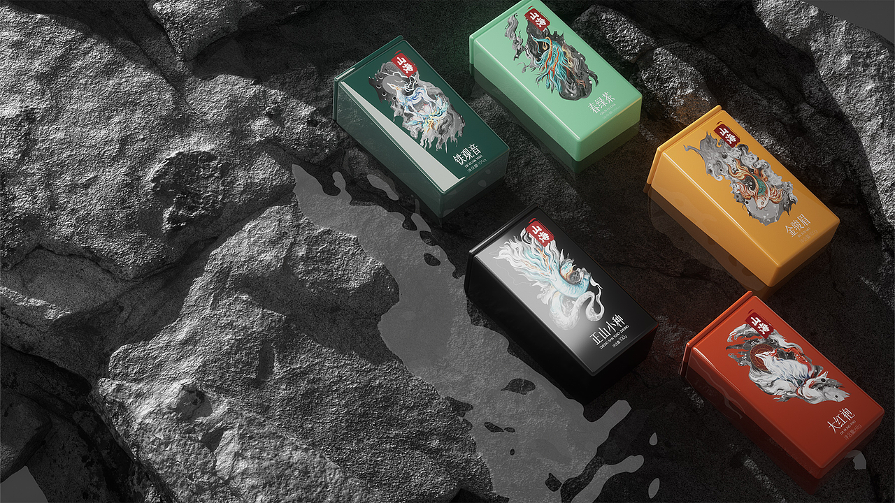 山海 | 茶叶包装 | 东方意境茶 铁壳包装（图ZMzgwOTk4ODIw） - 包装 - 站酷设计师VillagersOldD原创素材 - 站酷ZCOOL