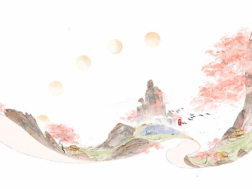 一组文创《桃源深处有人家》