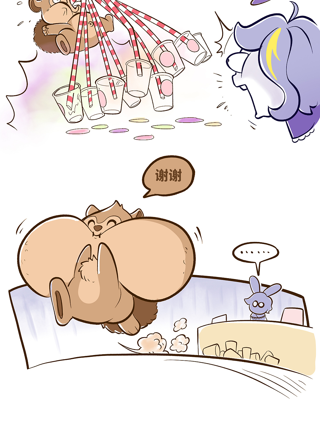 卡布兔条漫第5-10话【内含节日特辑】（图ZMzgxMDAxODA0） - 短篇/格漫 - 站酷设计师AwakeToys原创素材 - 站酷ZCOOL