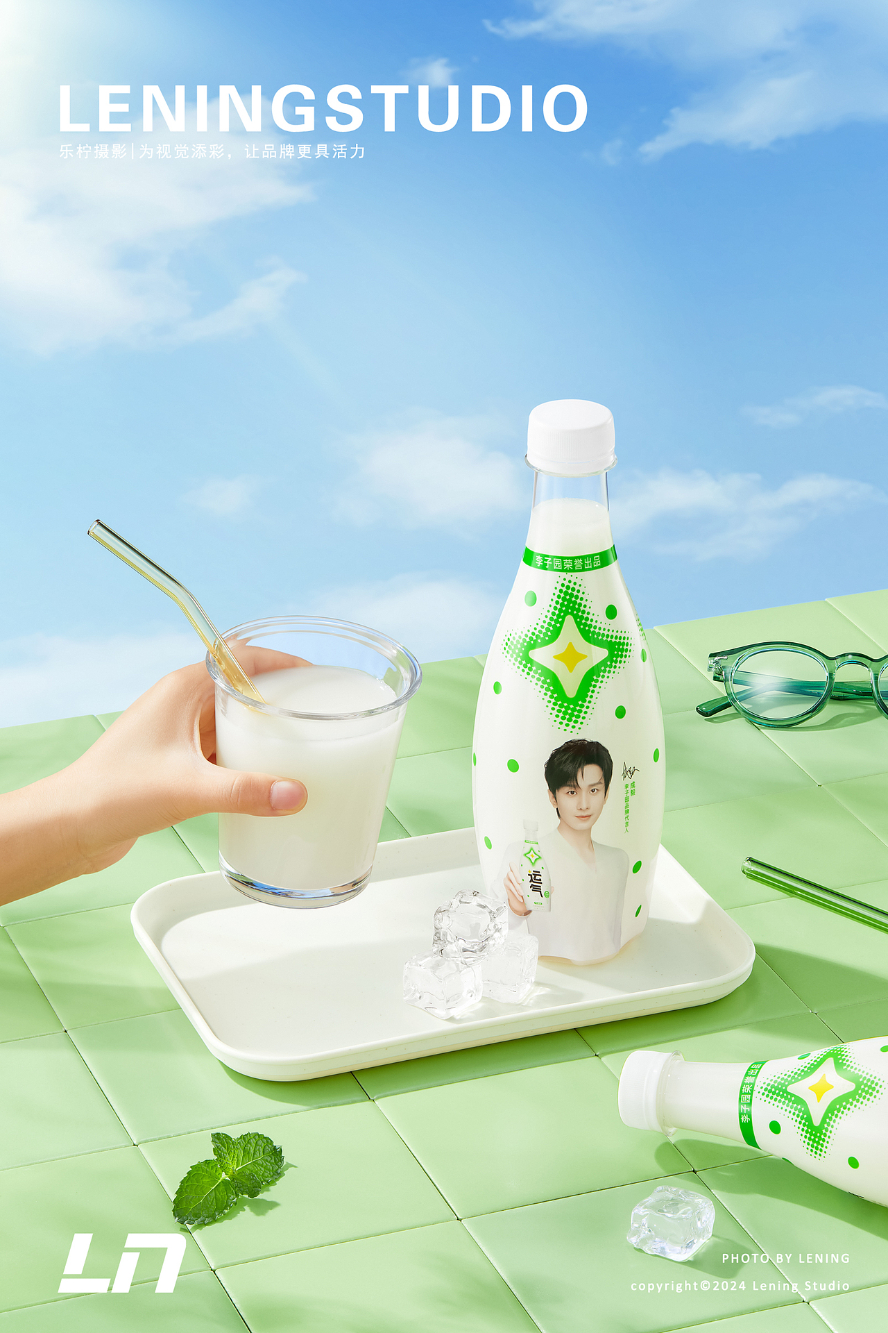 饮品拍摄|李子园气泡奶✖乐柠视觉