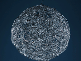 铝线灯工厂铭星厂家铝丝艺术圆球灯鸟巢灯装饰艺术工厂