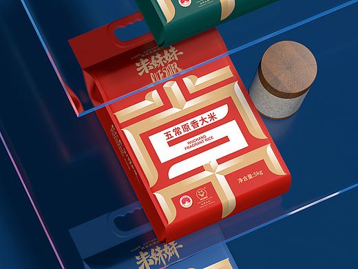 五常大米包装设计