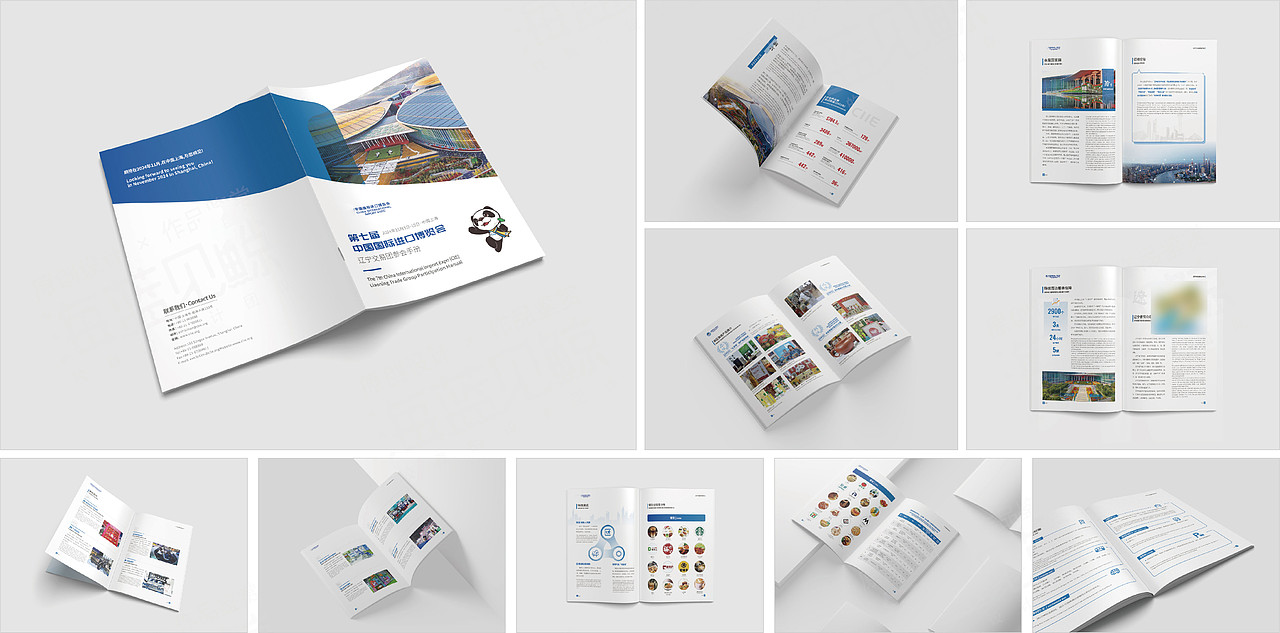 博览会主视觉及物料（图ZMzgxMDE4MDA4） - 宣传物料 - 站酷设计师海蓝见鲸品牌设计原创素材 - 站酷ZCOOL