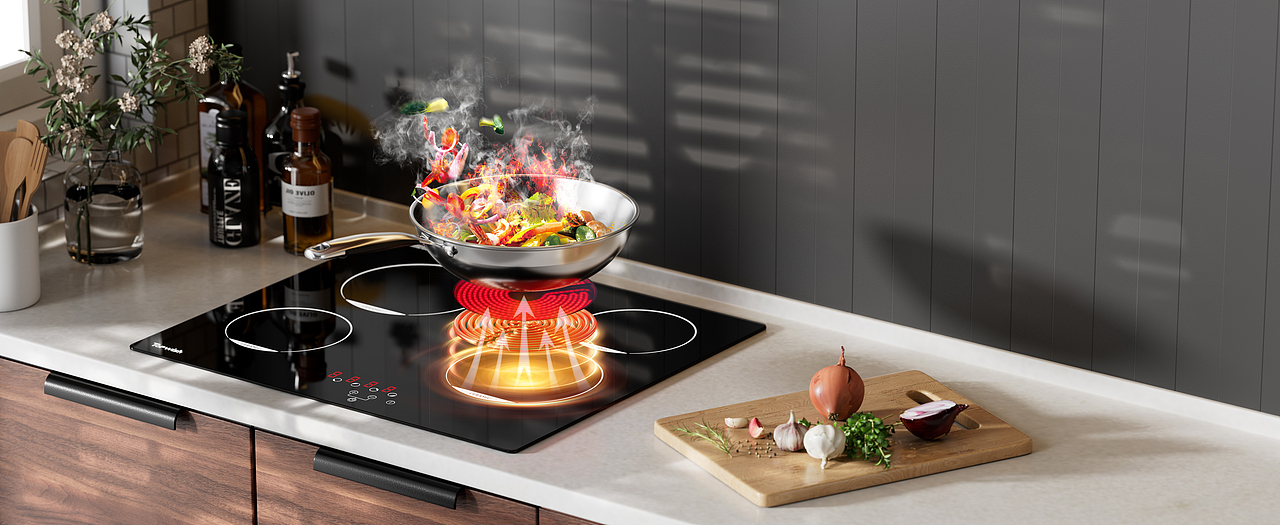 电陶炉亚马逊渲染项目