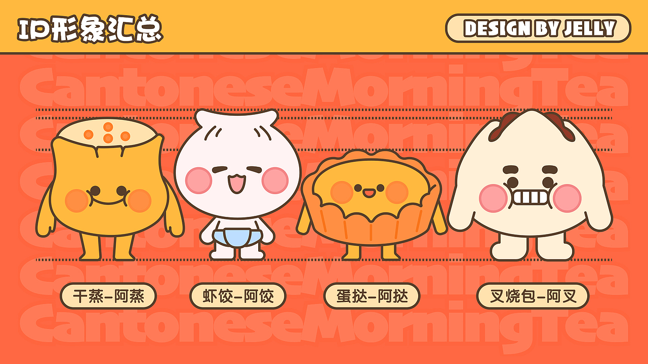 广东早茶F4系列IP形象设计（图ZMzgxMDIzOTE2） - IP形象 - 站酷设计师芥末啫喱原创素材 - 站酷ZCOOL