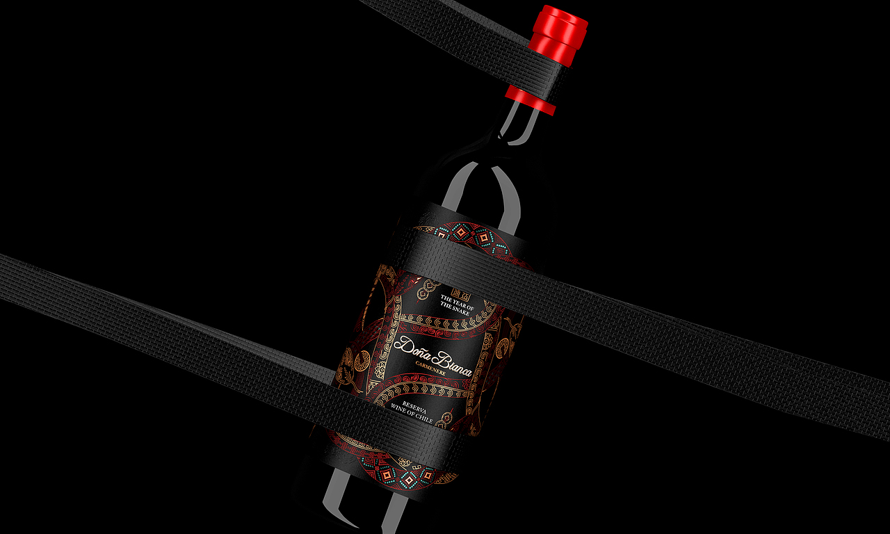 安卡蛇年定制 葡萄酒品牌包装设计｜葡萄酒 酒标 红酒