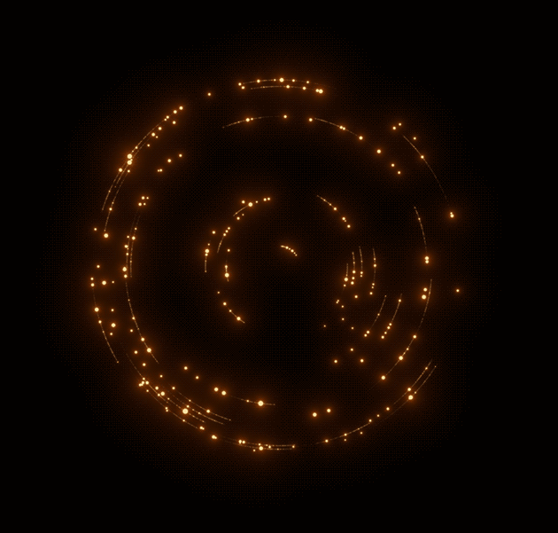 粒子环绕particular