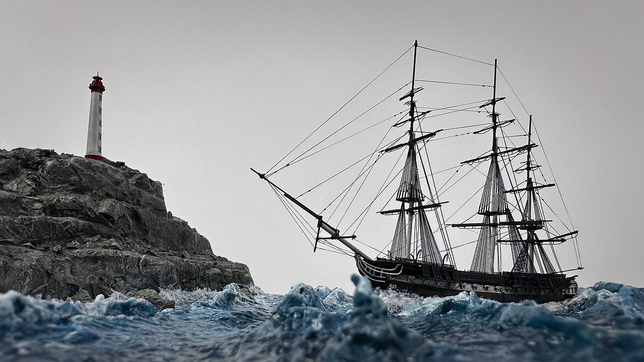 宪法号风帆护卫舰