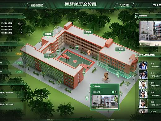 3D交互场景可视化大屏设计