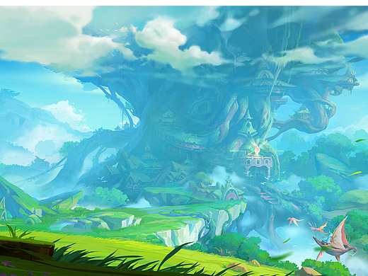 树城（个人主页-ZNzA4NDE3Mjg=） - 概念设定 - 站酷设计师波波画原创素材 - 站酷ZCOOL