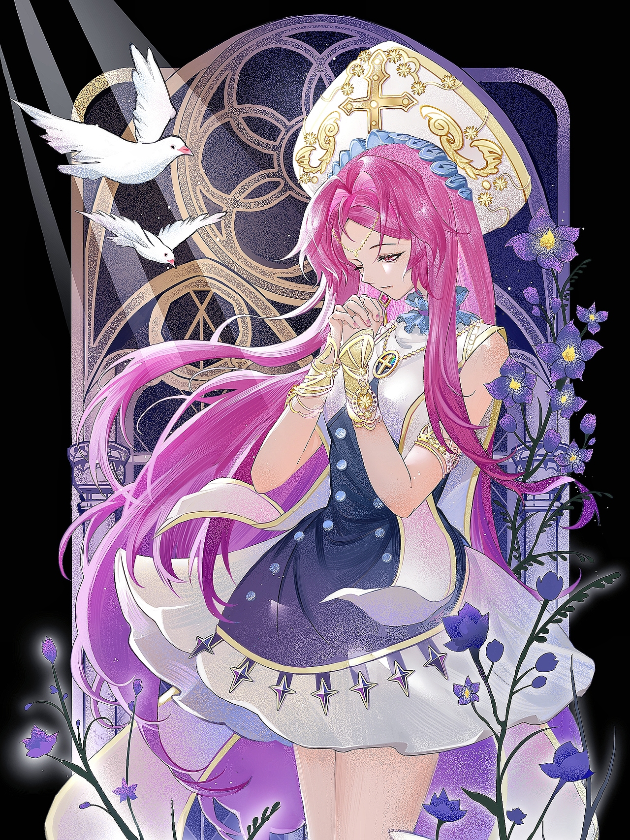 【oc卡牌插画】紫水晶