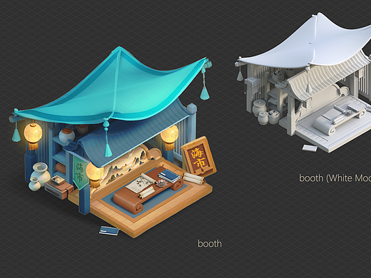 中国风建筑2（个人主页-ZNzA4NDE5NDA=） - 场景 - 站酷设计师dazhen_HE原创素材 - 站酷ZCOOL