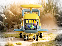 趣味恐龍兒童扭扭車