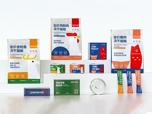宠物猫粮系列包装设计