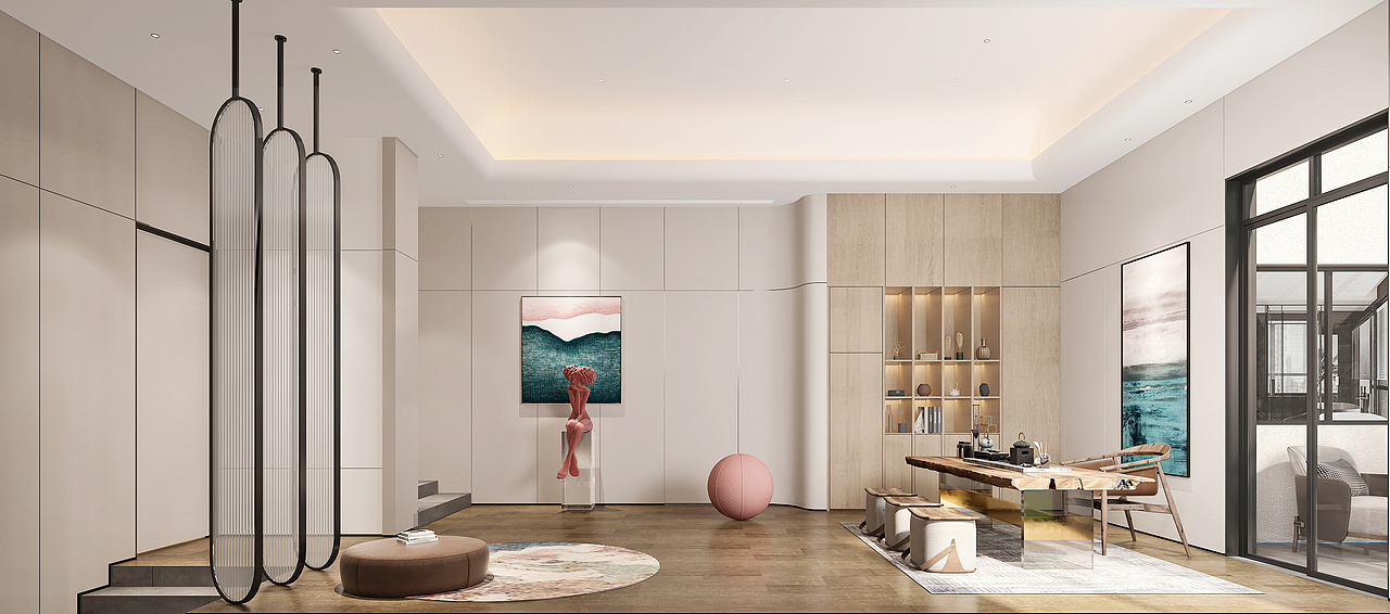 负一层入户/舞蹈/茶区