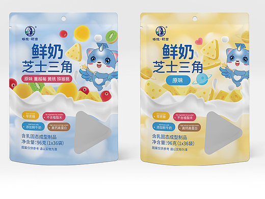 塔拉·额吉-鲜奶芝士包装设计