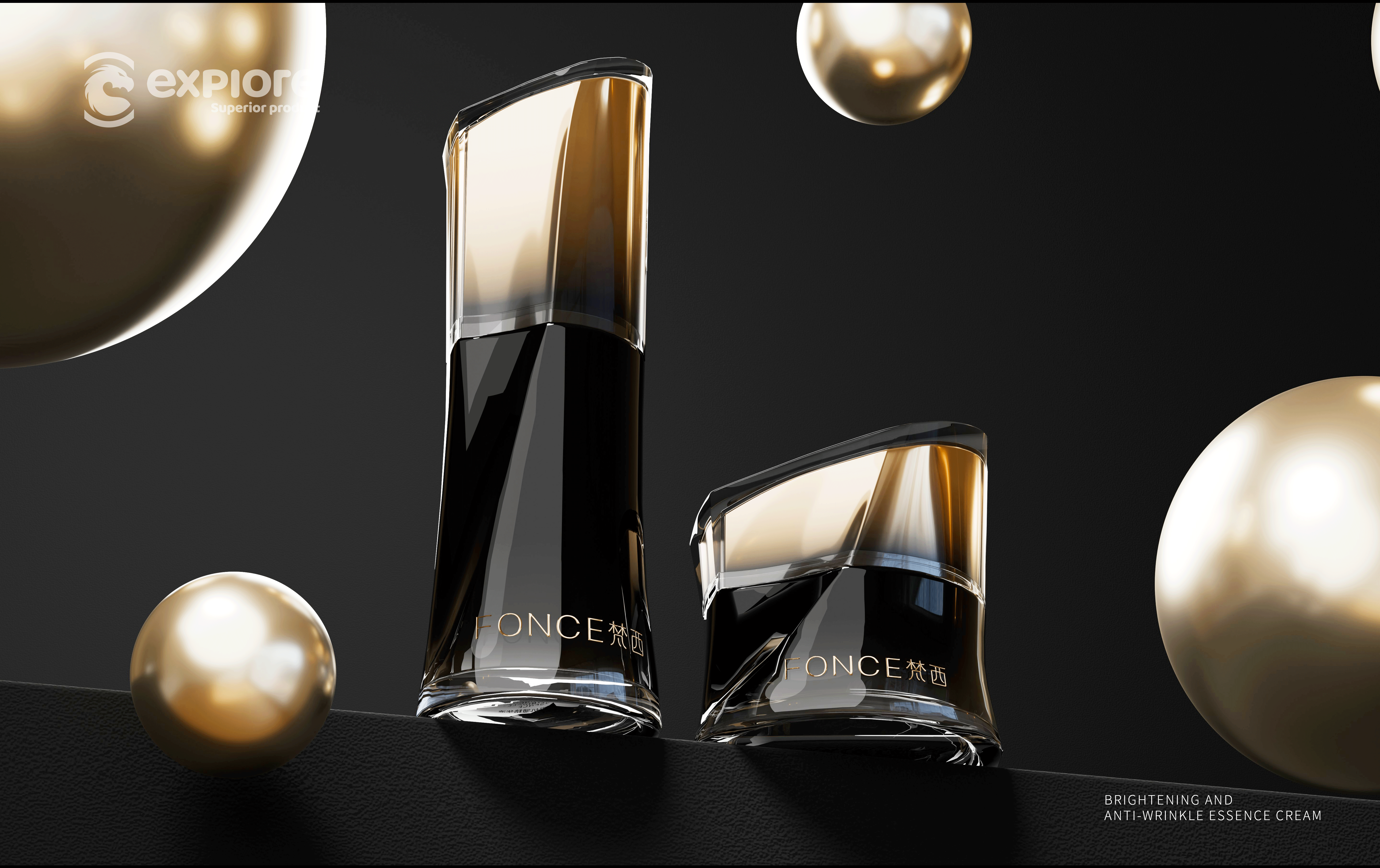 化妆品包装设计—美白抗衰护肤品包装设计X 佛爷设计