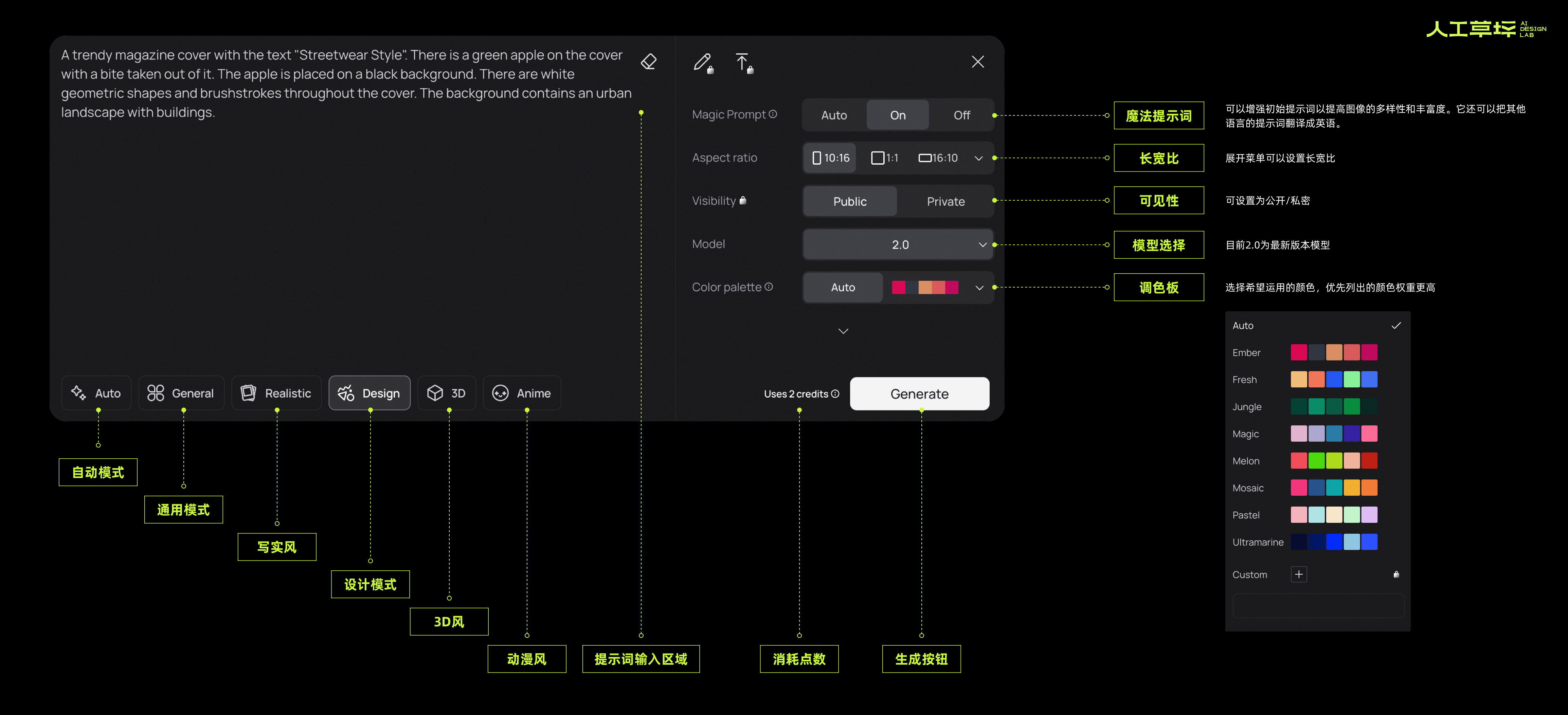 草坪独家｜这个超会做设计的AI最近又更新啦——Ideogram全方位测评