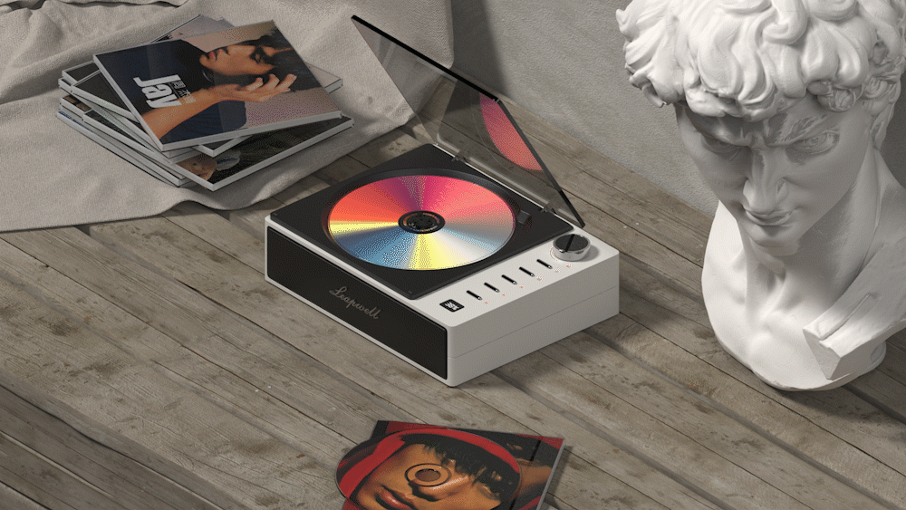 LEAPWELL复古CD机（图ZMzgxMTE1NzY0） - 电子产品 - 站酷设计师几维设计KIWI原创素材 - 站酷ZCOOL