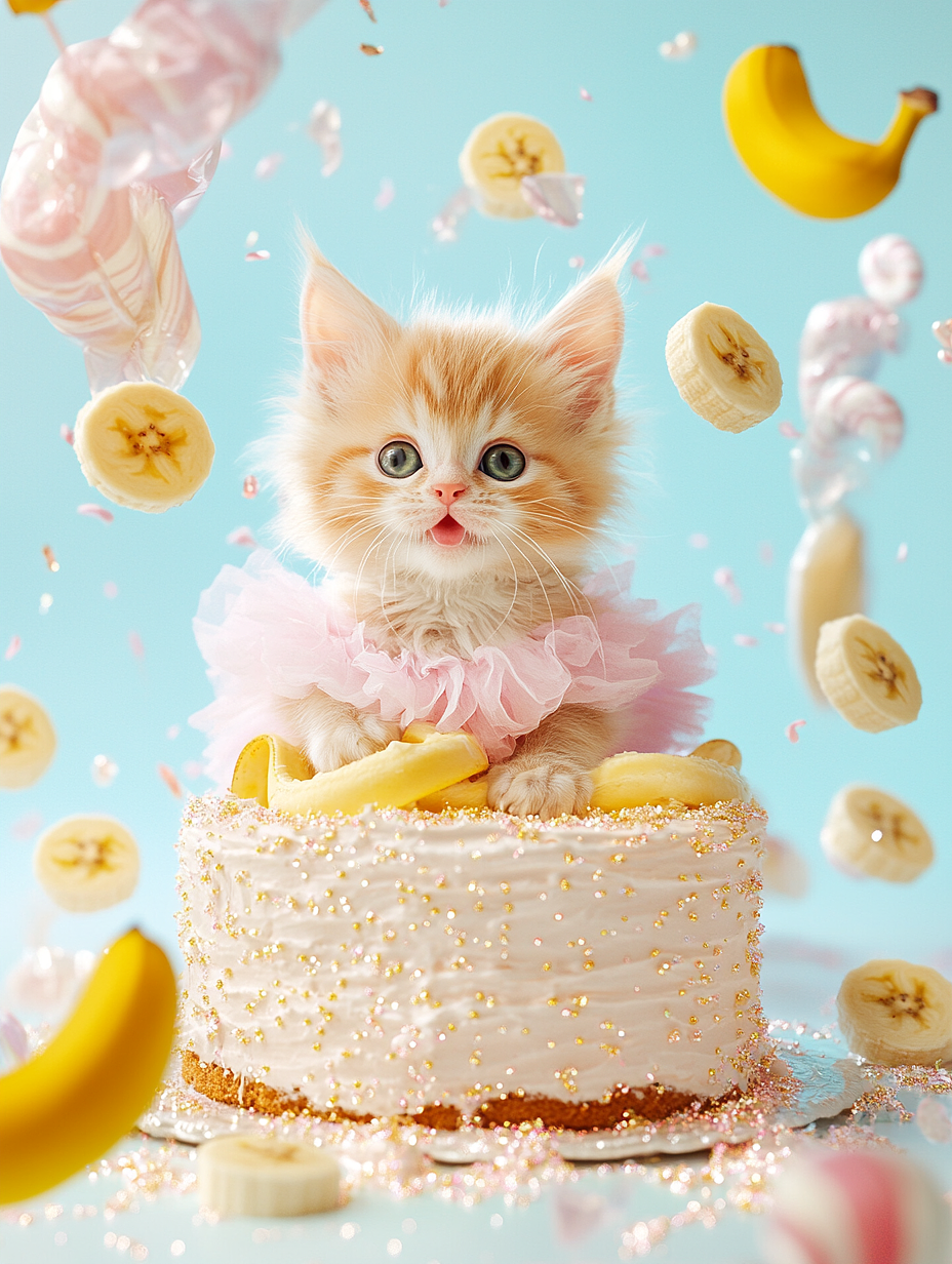 AI摄影-公主小猫