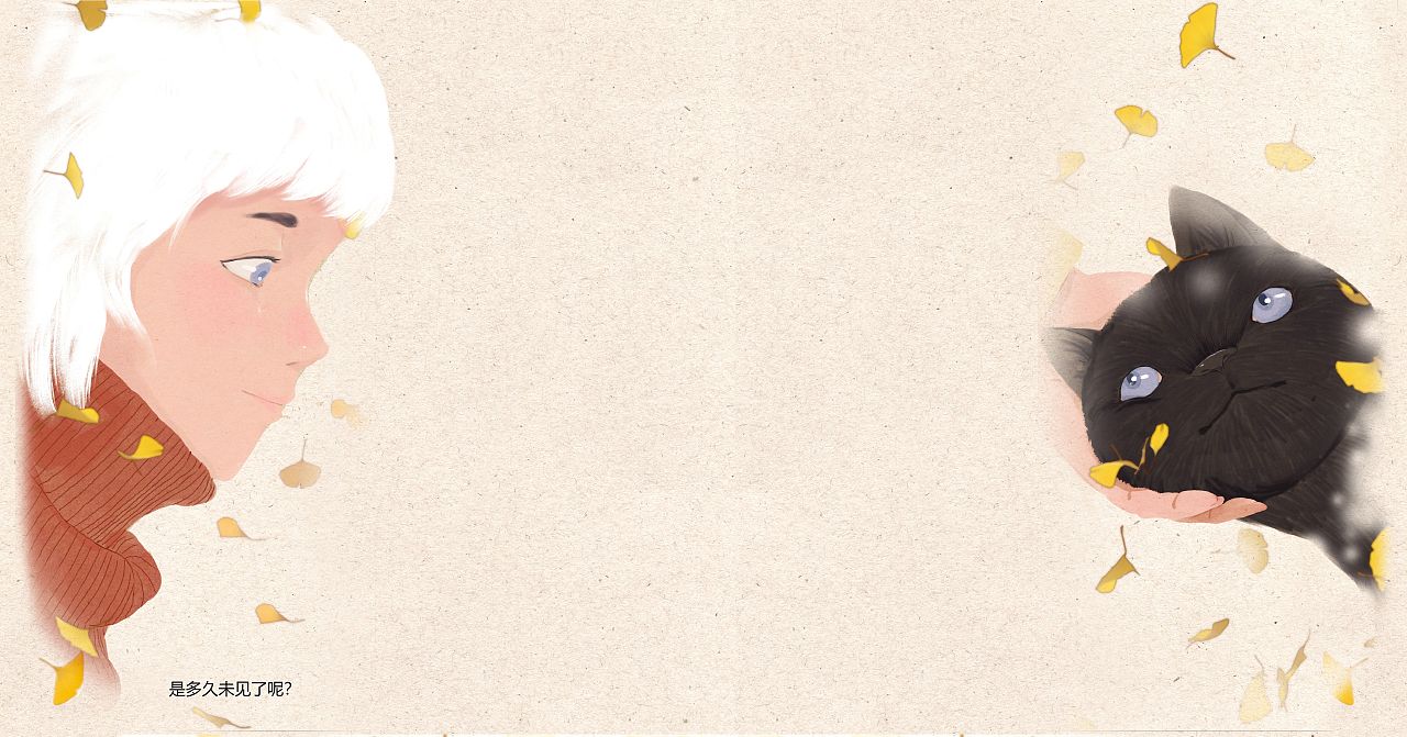 假如在秋天遇见一只猫