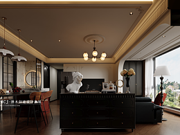 法式客餐厅厨房