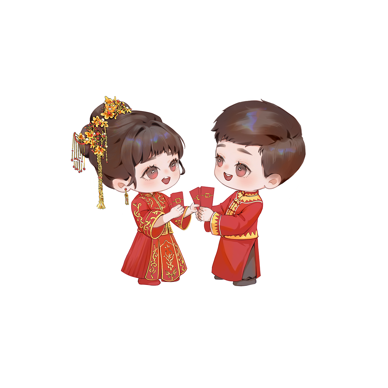 给三次朋友画的礼物