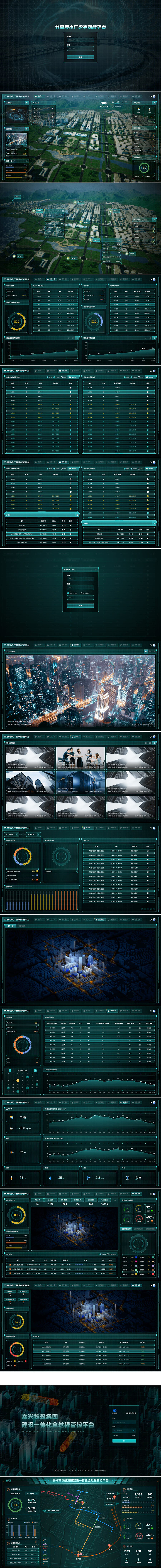 大數(shù)據(jù)可視化設(shè)計-污水廠數(shù)字平臺（圖ZMzgxMTYxMzU2） - 軟件界面 - 站酷設(shè)計師BlackGothic原創(chuàng)素材 - 站酷ZCOOL