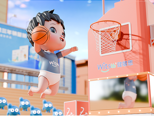 钙镁锌丨婴童营养品动态KV