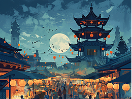 AI工具midjourney生成插画