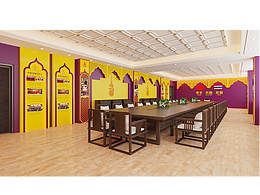 先锋路小学校中泰交流室打造