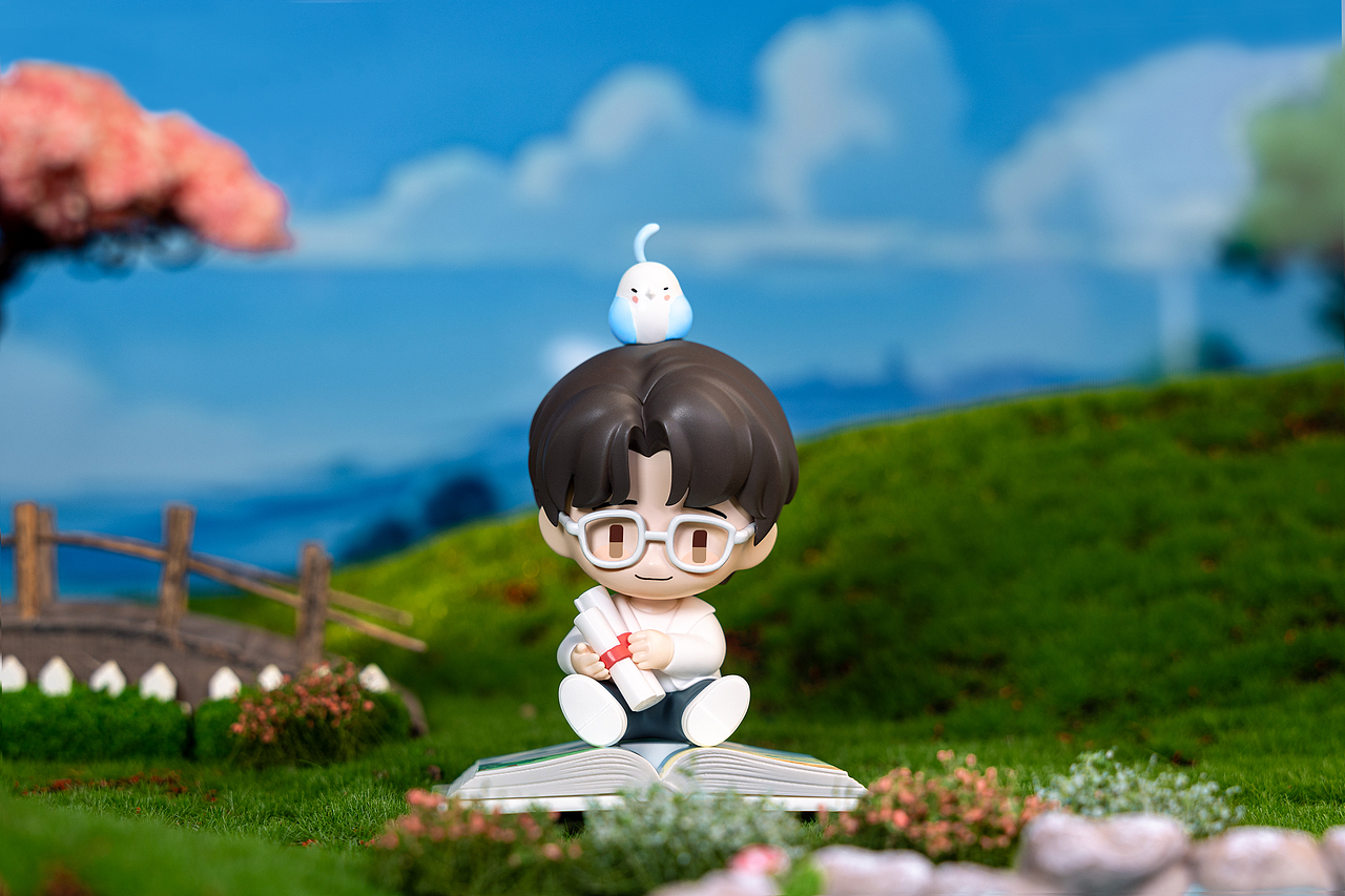 跳进地理书的旅行 Q版手办拍摄场景案例