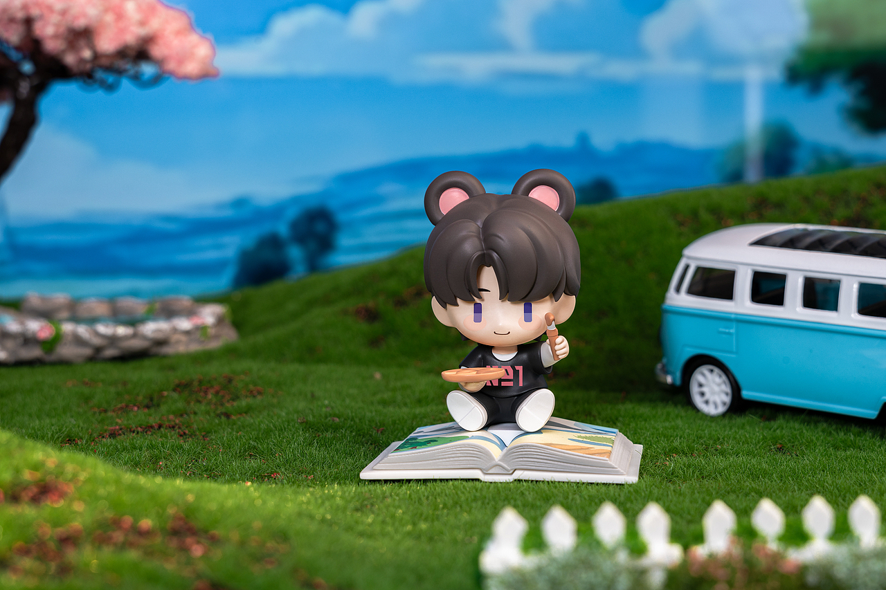 跳进地理书的旅行 Q版手办拍摄场景案例