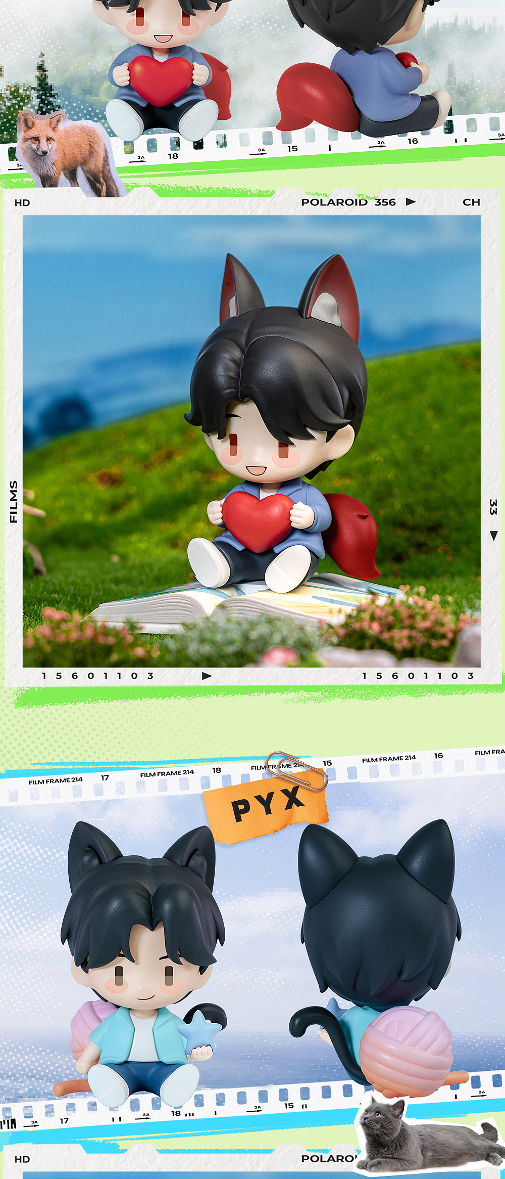 跳进地理书的旅行 Q版手办拍摄场景案例