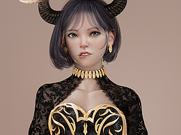 一些上半年的人物渲染练习