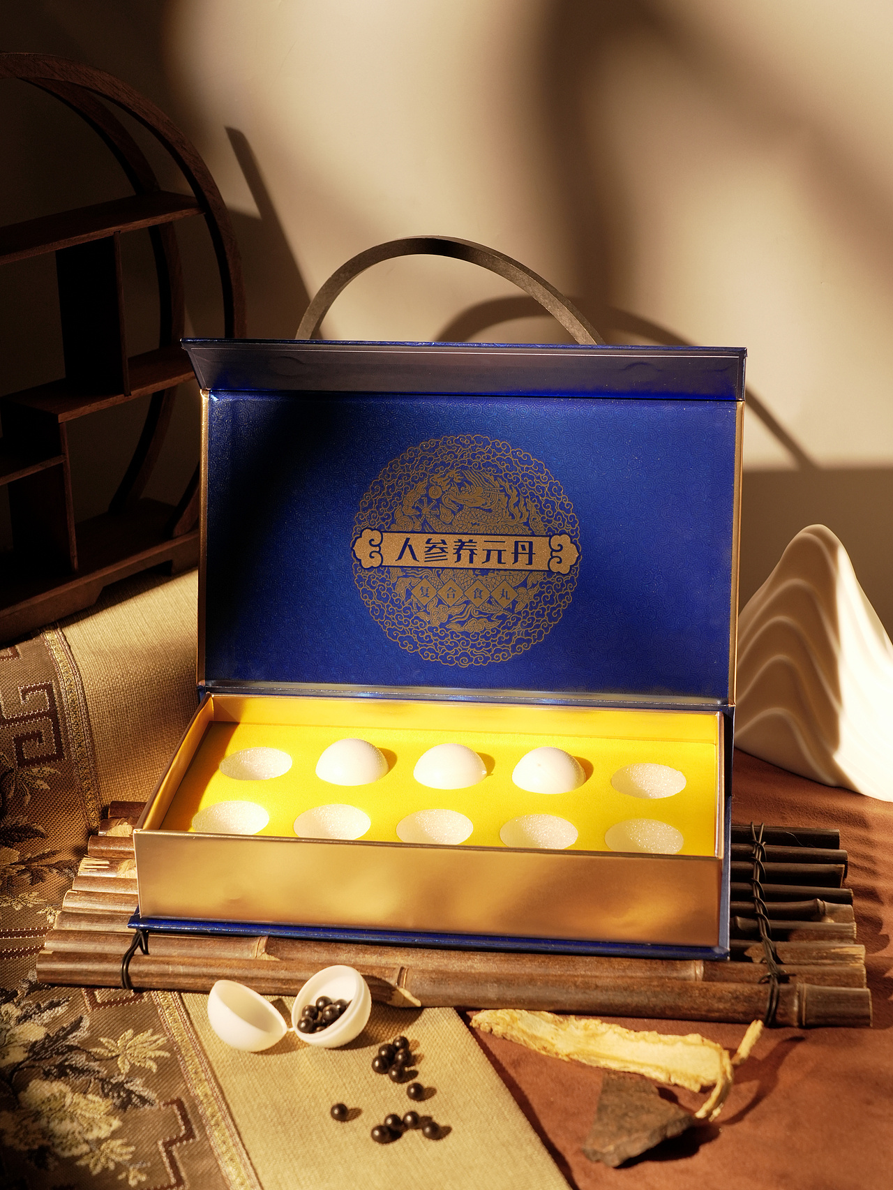 黄金搭档 人参养元丹 （带新人拍摄）（图ZMzgxMjIxOTA4） - 产品摄影 - 站酷设计师ZERWIN原创素材 - 站酷ZCOOL