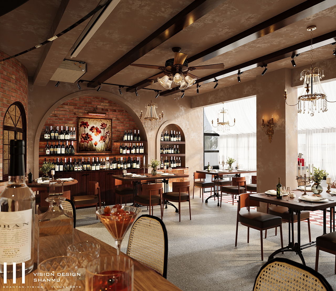 山木效果图表现|工装效果图渲染