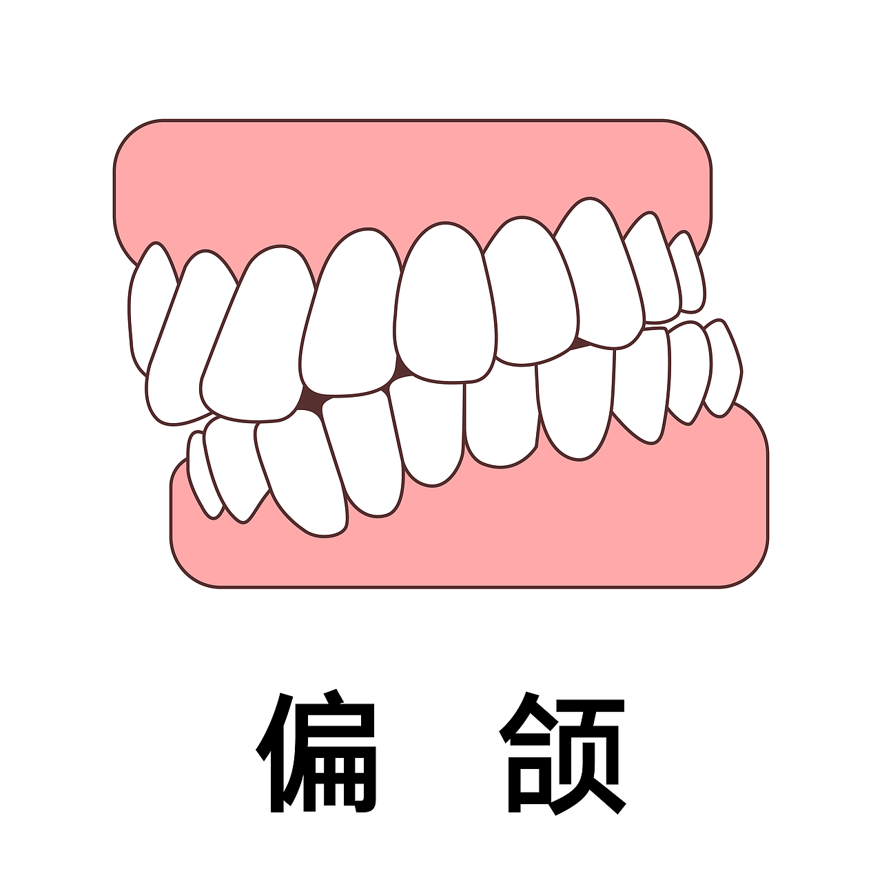 口腔 医美 牙齿类型 矫正 种植 牙齿轮廓（白色背景）（图ZMzgxMjMzODY4） - 艺术插画 - 站酷设计师想想都开心原创素材 - 站酷ZCOOL