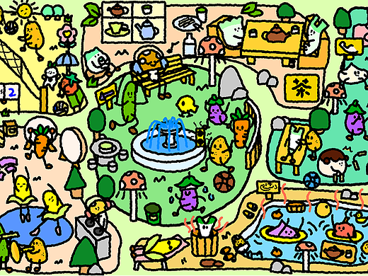 21天作品展示｜蔬菜养生局+表情包+海报