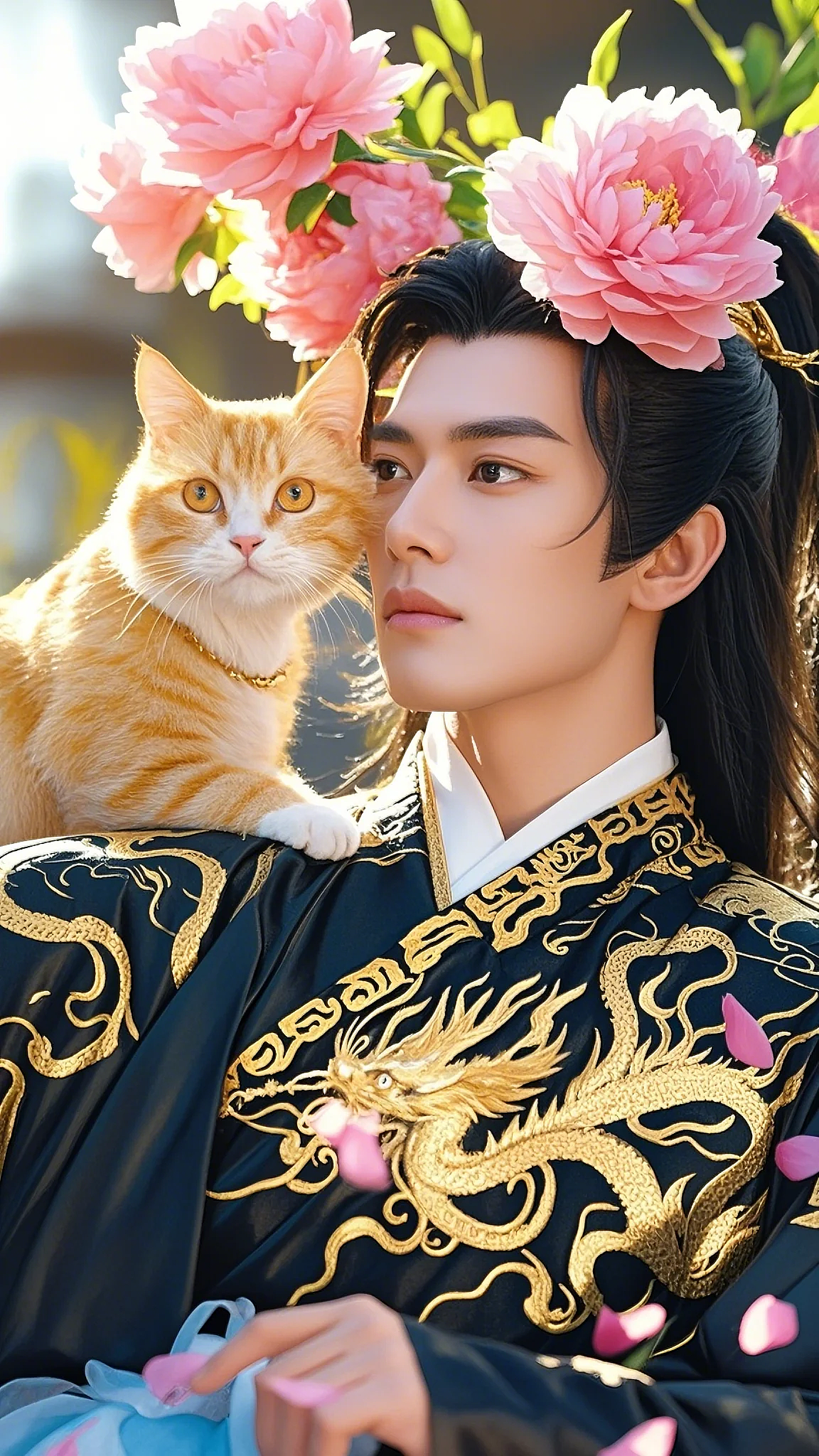 AICG音乐MV《向阳的猫喵》《战争世界》《君颜胜牡丹》