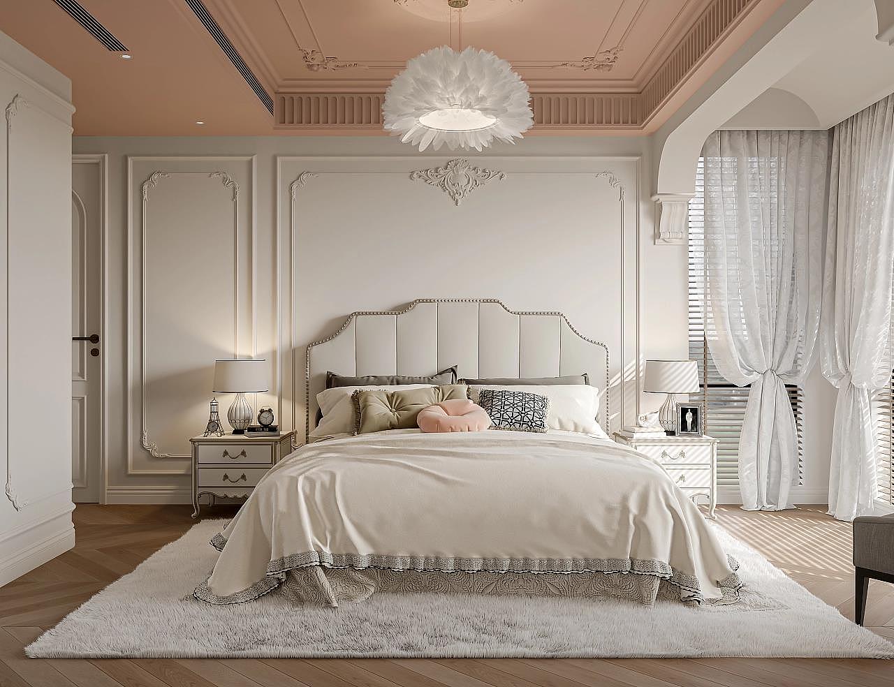 现代法式轻奢 · 复古法式（图ZMzgxMzIyNzI0） - 家装设计 - 站酷设计师李金泽Design原创素材 - 站酷ZCOOL